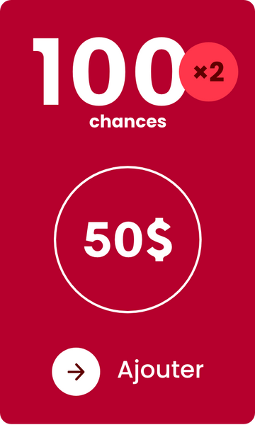 200 chances pour 50 $