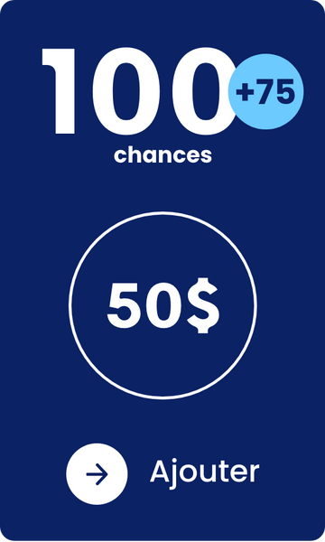 175 chances pour 50 $