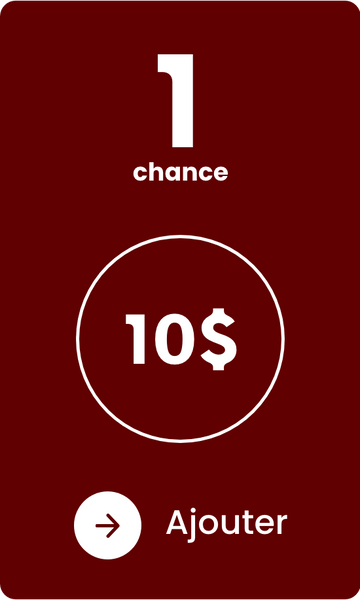 1 chance pour 10 $